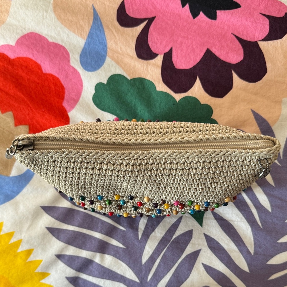 The Sak Beige Crochet Bag with Colorful Beads - Picture 2 of 9